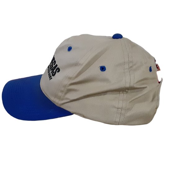 Las Vegas Motor Speedway Hat Snapback One Size Fits All Gray Blue - Picture 3 of 5